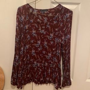 American eagle floral blouse!